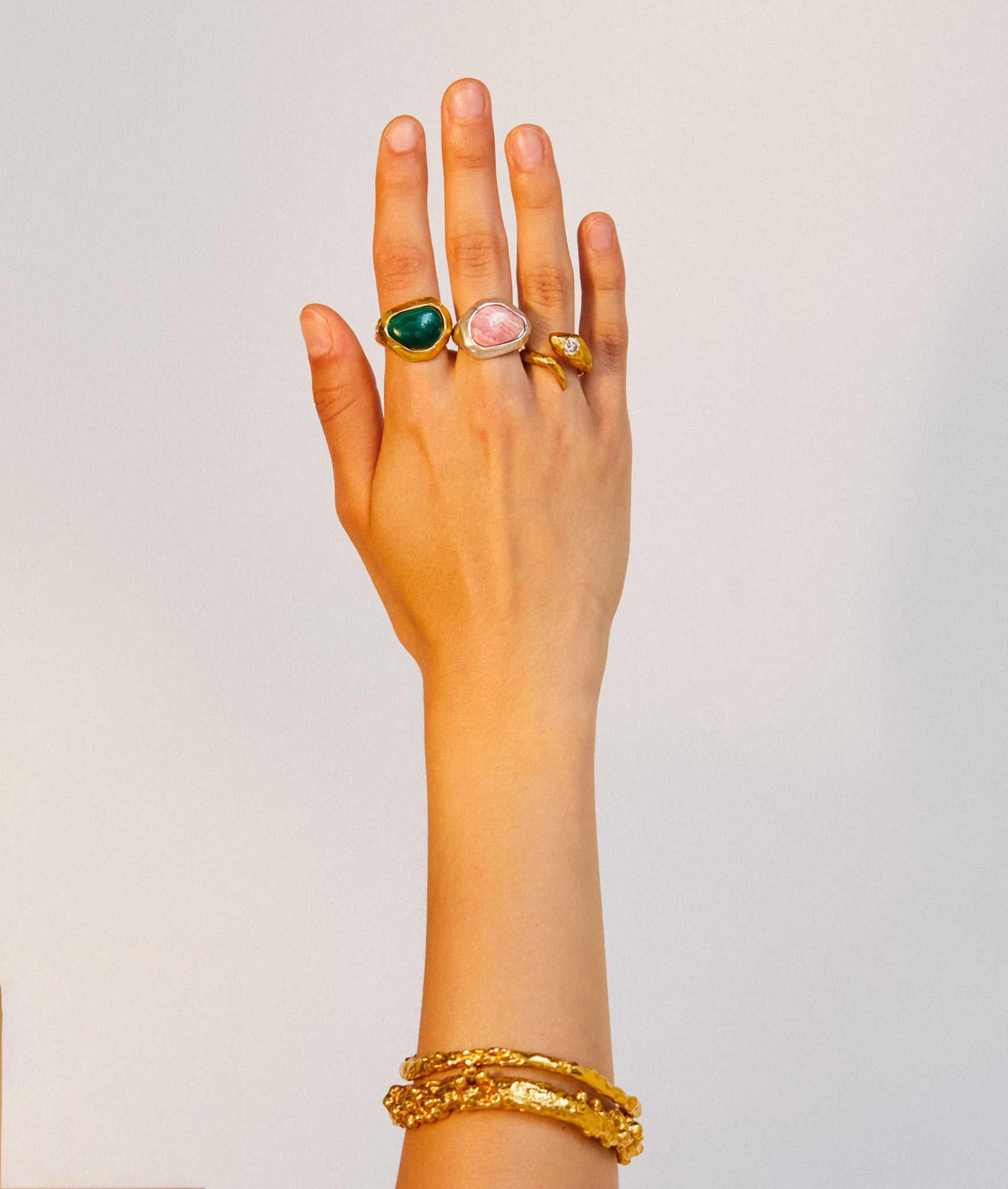 Bloomingdale's Diamond and Malachite Reversible Ring in 14K Yellow Gold -  100% Exclusive RTving in March 2022- will connect new image to UPC & PID |  Bloomingdale's