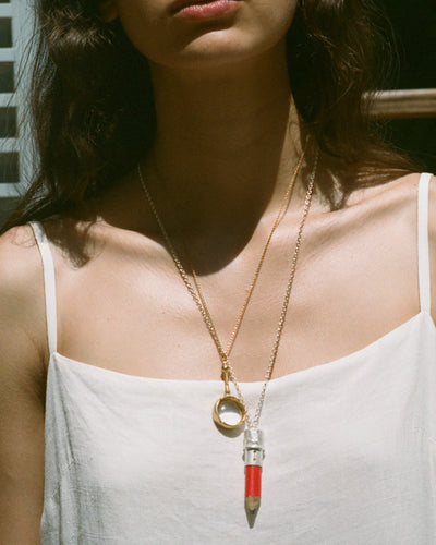 The Poet's Pencil Necklace