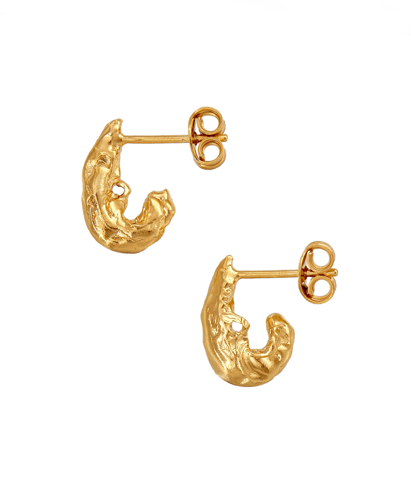 Alighieri - The Mini Gilded Crustacean Earrings - Gold