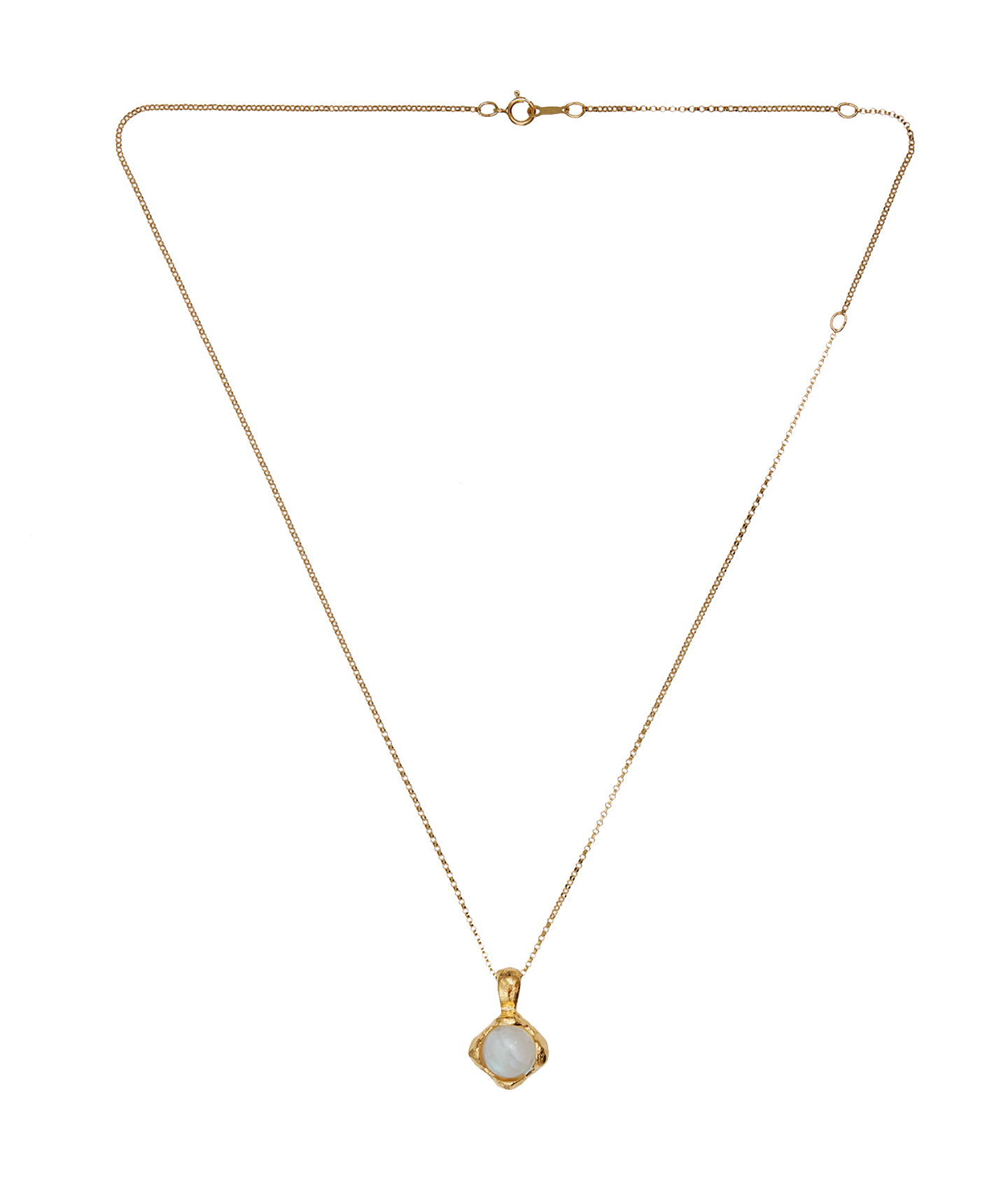 The Lunar Fragment Moonstone Necklace | 24kt Gold-Plated | Alighieri