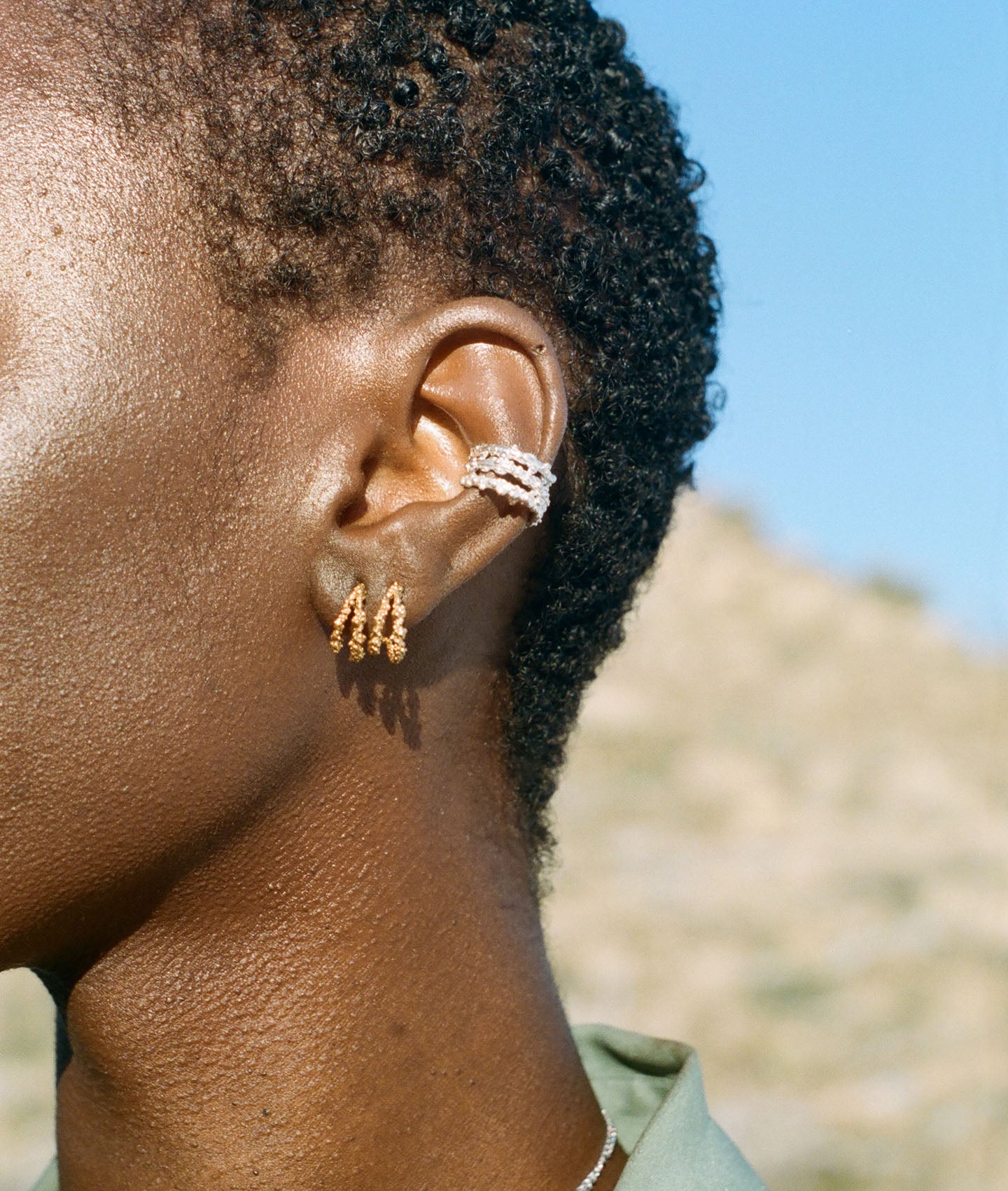 Earrings & Hoops in 24kt Gold Plating and Silver | Alighieri Jewellery