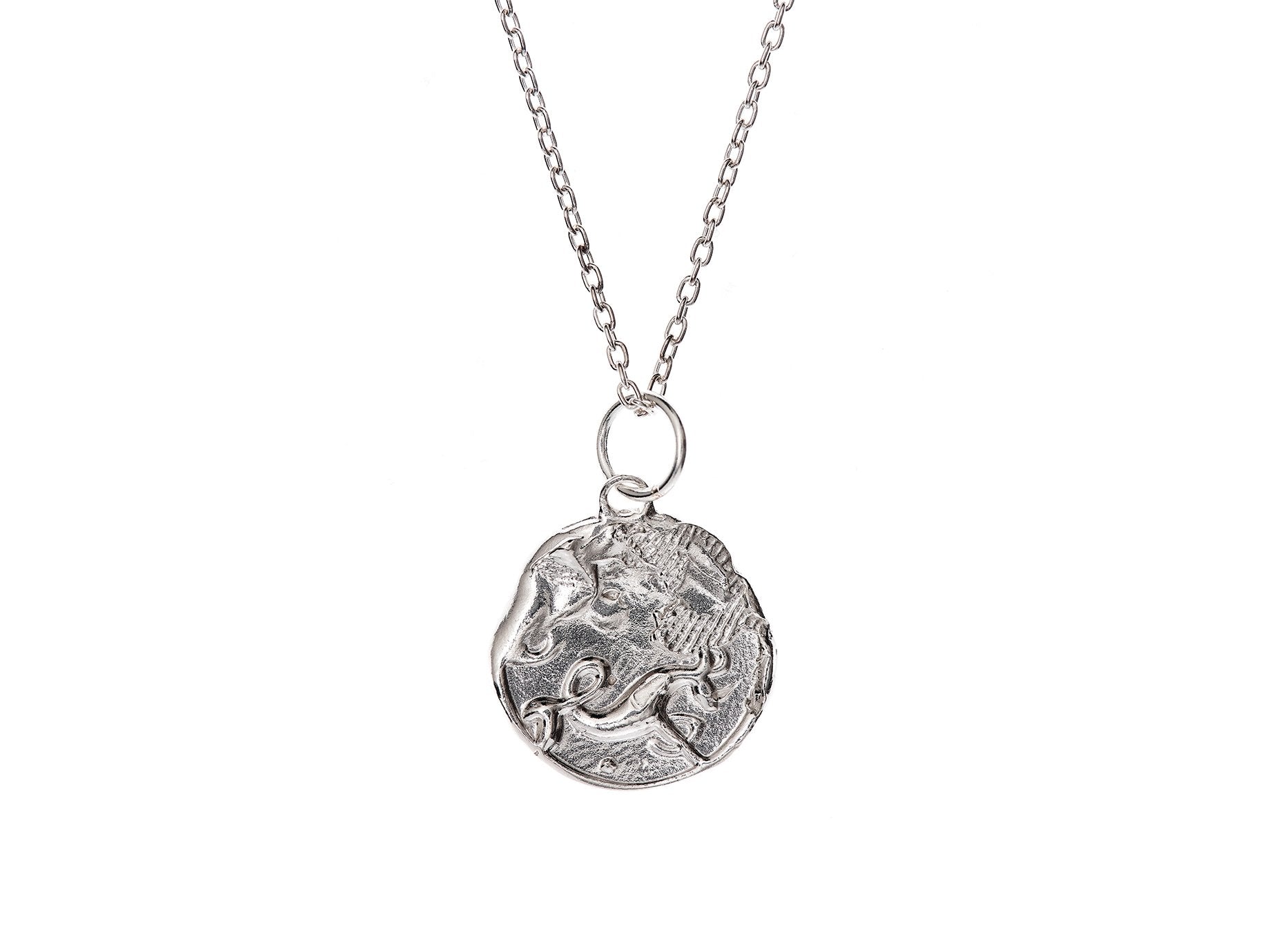 Capricorn on sale pendant silver